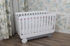 Дитяче ліжко IndigoWood Nova gray / white